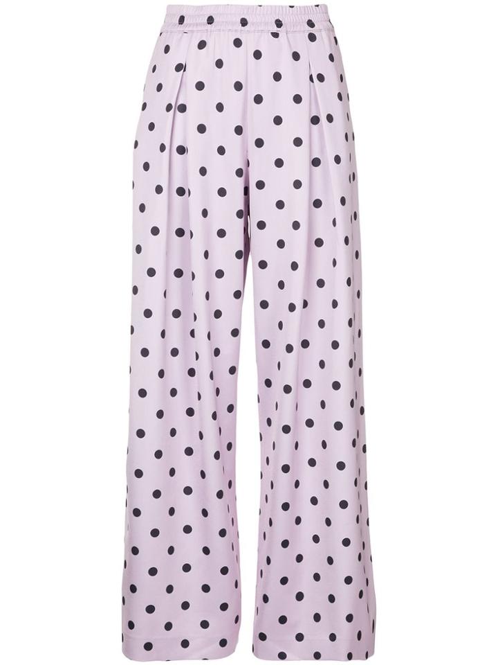 Layeur Printed Palazzo Trousers - Pink