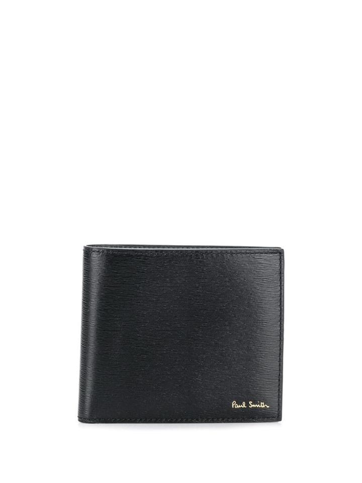 Paul Smith Brushed Bi-fold Wallet - Black