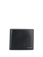 Paul Smith Brushed Bi-fold Wallet - Black