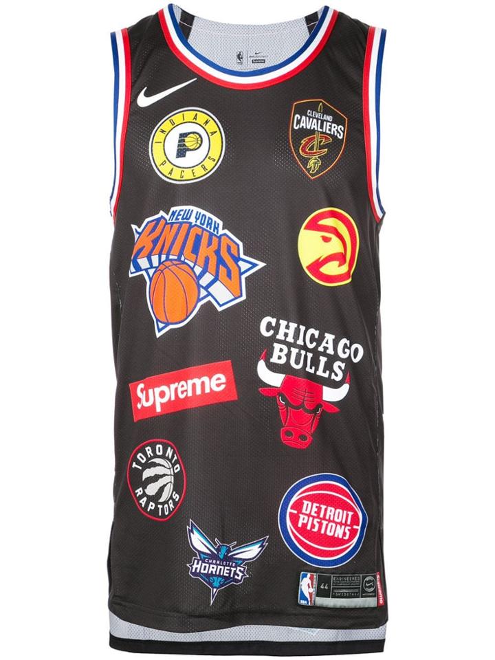 Supreme Nike/nba Teams Basketball Jersey Tank - Black