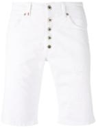 Dondup - Rolly Bermudas - Men - Cotton/spandex/elastane - 33, White, Cotton/spandex/elastane