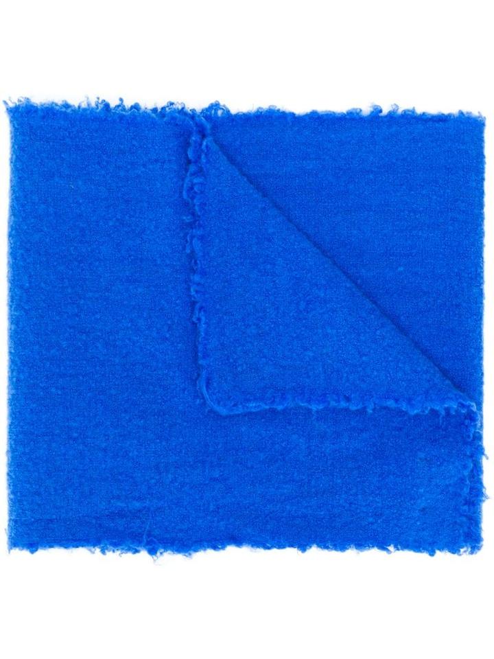 Faliero Sarti Frayed Alexina Scarf - Blue