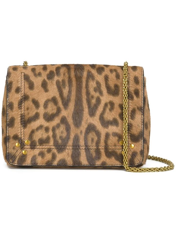 Jérôme Dreyfuss Leopard Print Crossbody Bag