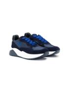 Harmont & Blaine Junior Teen Oversized Sole Low-top Sneakers - Blue