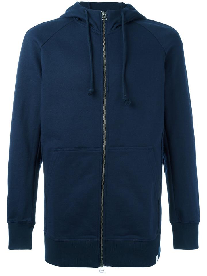 Adidas Originals Zipped Hoodie, Men's, Size: Medium, Blue, Cotton