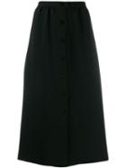 A.p.c. High-waisted Button-up Skirt - Black