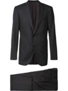 Pal Zileri Light Checked Two-piece Suit, Men's, Size: 54, Black, Wool