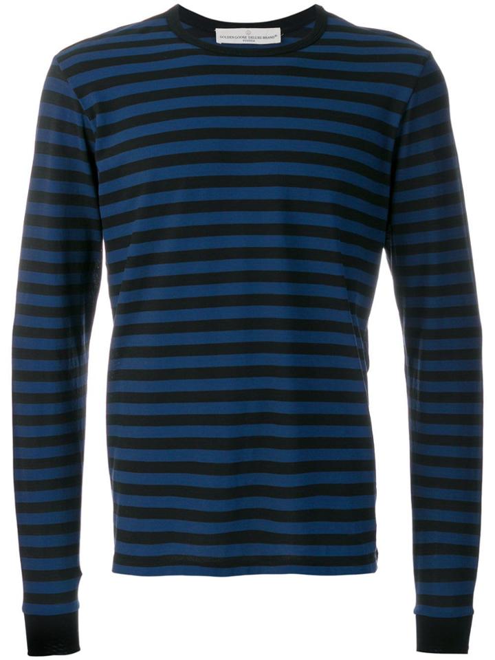Golden Goose Striped Jumper - Blue