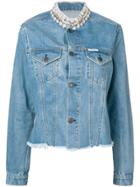 Forte Dei Marmi Couture Raw Edge Jacket - Blue