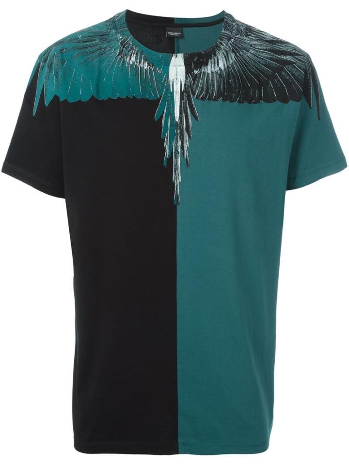 Marcelo Burlon County Of Milan 'lagunas Bravas' T-shirt, Men's, Size: Xl, Blue, Cotton