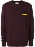 Wood Wood Chest Patch Sweatshirt - Red