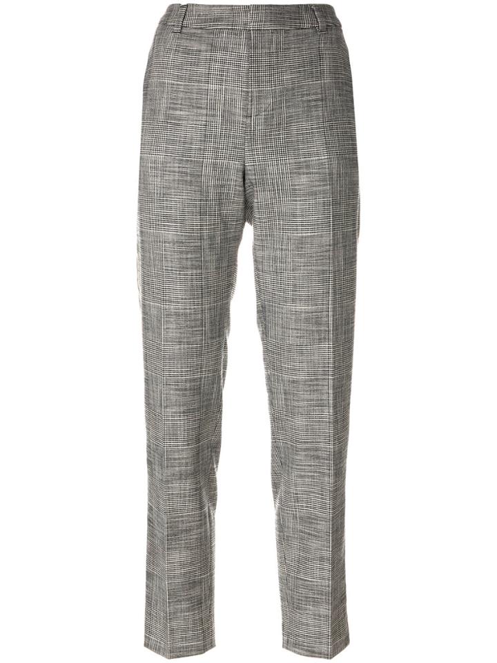 Essentiel Antwerp Side Stripe Cropped Trousers - Grey