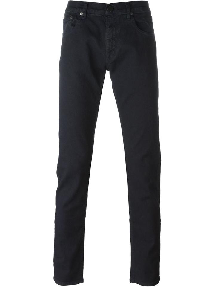 Drome Skinny Jeans, Men's, Size: Medium, Black, Cotton/spandex/elastane