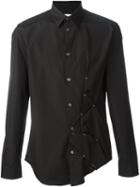 Maison Margiela Studded Shirt, Men's, Size: 48, Black, Cotton/brass