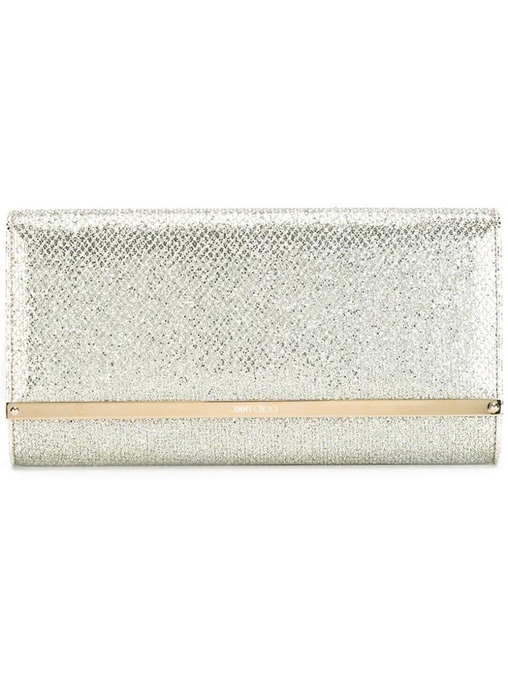 Jimmy Choo Maia Clutch - Metallic