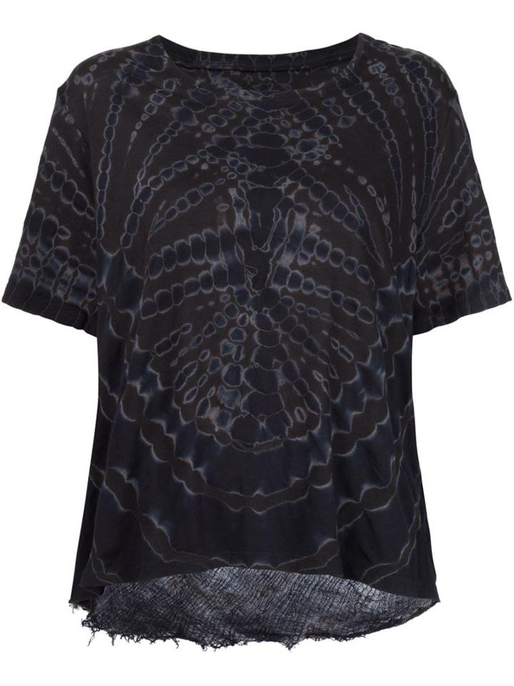 Raquel Allegra Tie-dye Sheer Back Top