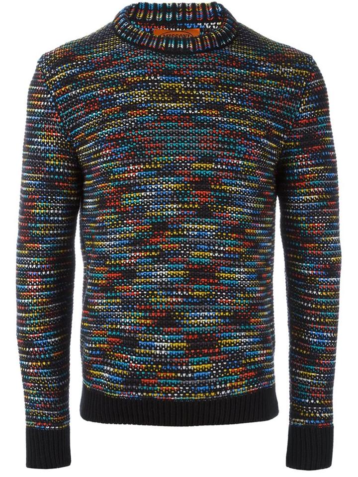 Missoni Cashmere Crew Neck Jumper, Men's, Size: 50, Cashmere