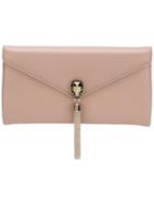 Bulgari Serpenti Rose Clutch, Women's, Pink/purple, Leather