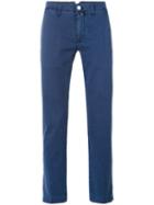 Jacob Cohen - Slim Fit Trousers - Men - Cotton/spandex/elastane - 33, Blue, Cotton/spandex/elastane