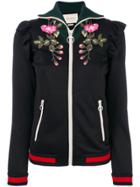 Gucci Floral Zip Jacket - Black