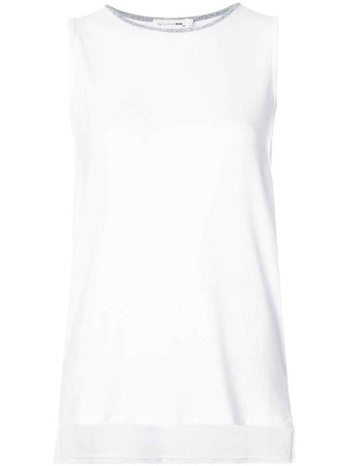 Rag & Bone - Oasis Tank Top - Women - Polyester/spandex/elastane/rayon - S, White, Polyester/spandex/elastane/rayon