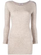 Liska Round Neck Jumper - Neutrals