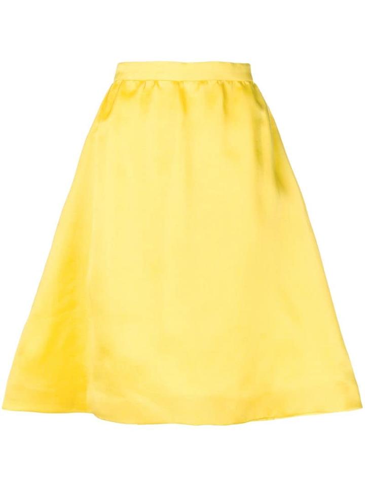 Balenciaga Pre-owned Flared A-line Skirt - Yellow