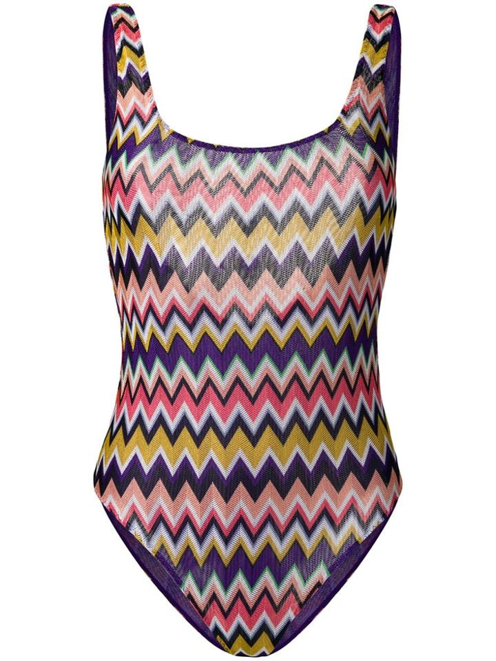 Missoni Mare Zigzag Swimsuit - Purple