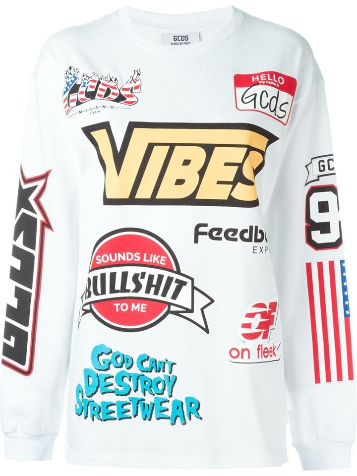 Gcds Multi Logo Sweatshirt