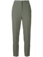 H Beauty & Youth High-rise Cropped Trousers - Green
