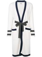 Max Mara Belted Mid-length Cardigan - White