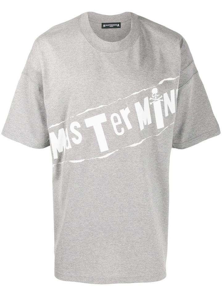 Mastermind World Logo Oversized T-shirt - Grey