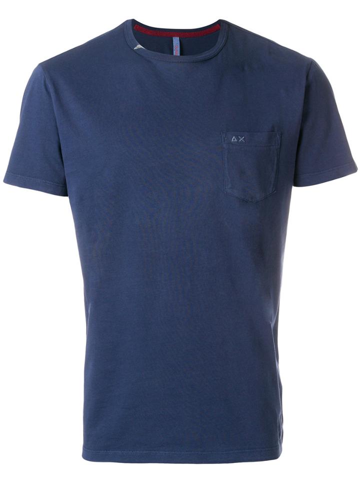 Sun 68 Pocket Tee - Blue