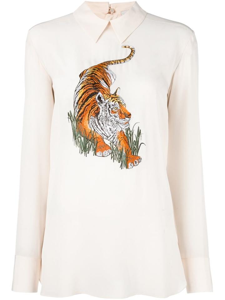 Stella Mccartney Embroidered Tiger Blouse