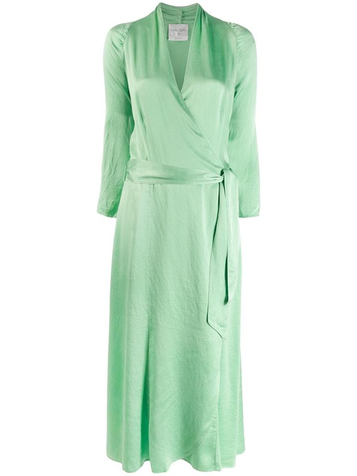 Forte Forte Wrap Dress - Green