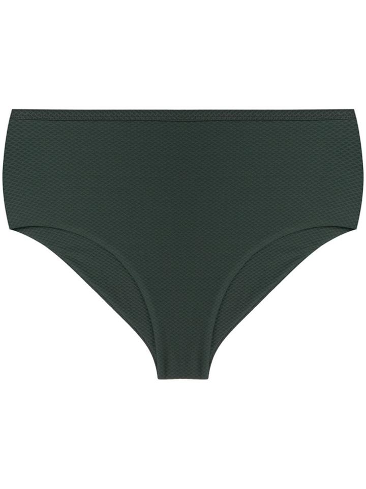 Asceno High Waisted Bikini Bottoms - Green