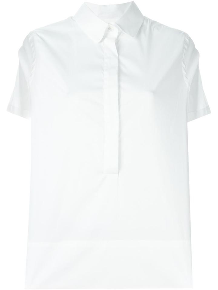 Eleventy Shortsleeved Boxy Blouse