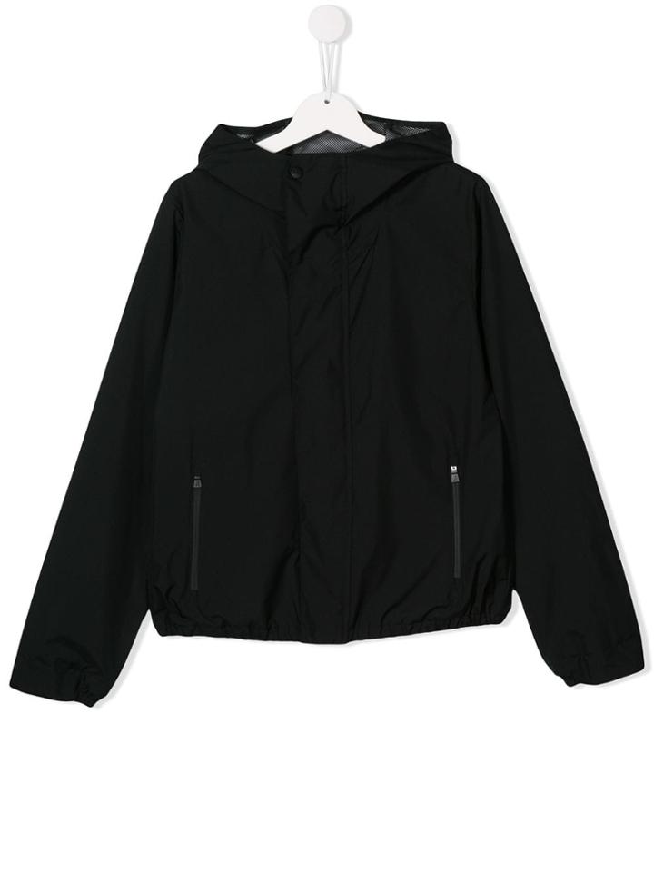 Herno Kids Classic Rain Jacket - Black