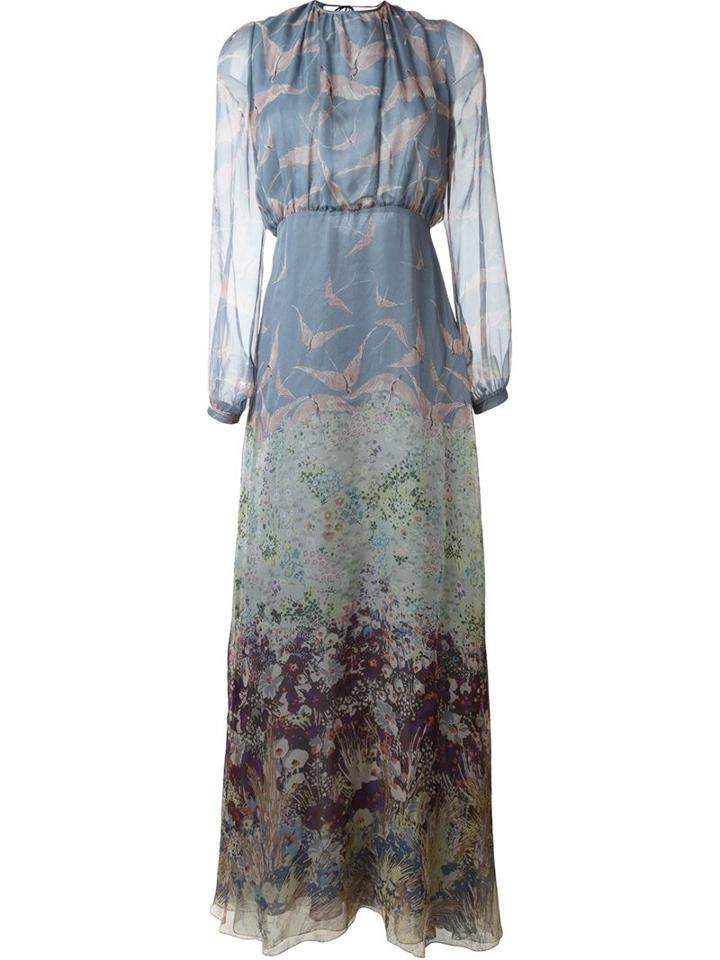 Valentino 'landscape' Evening Dress