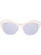 Gucci Eyewear Cat Eye Sunglasses - Nude & Neutrals
