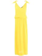 Fisico Tie Shoulder Long Dress - Yellow