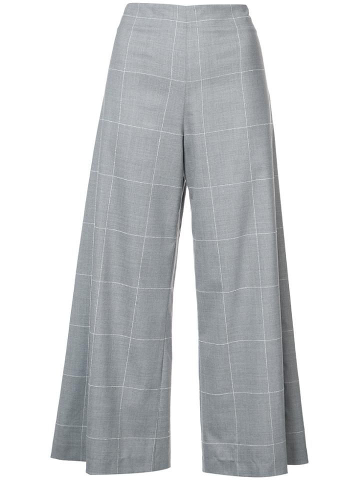 Adam Lippes Windowpane Culottes - Unavailable