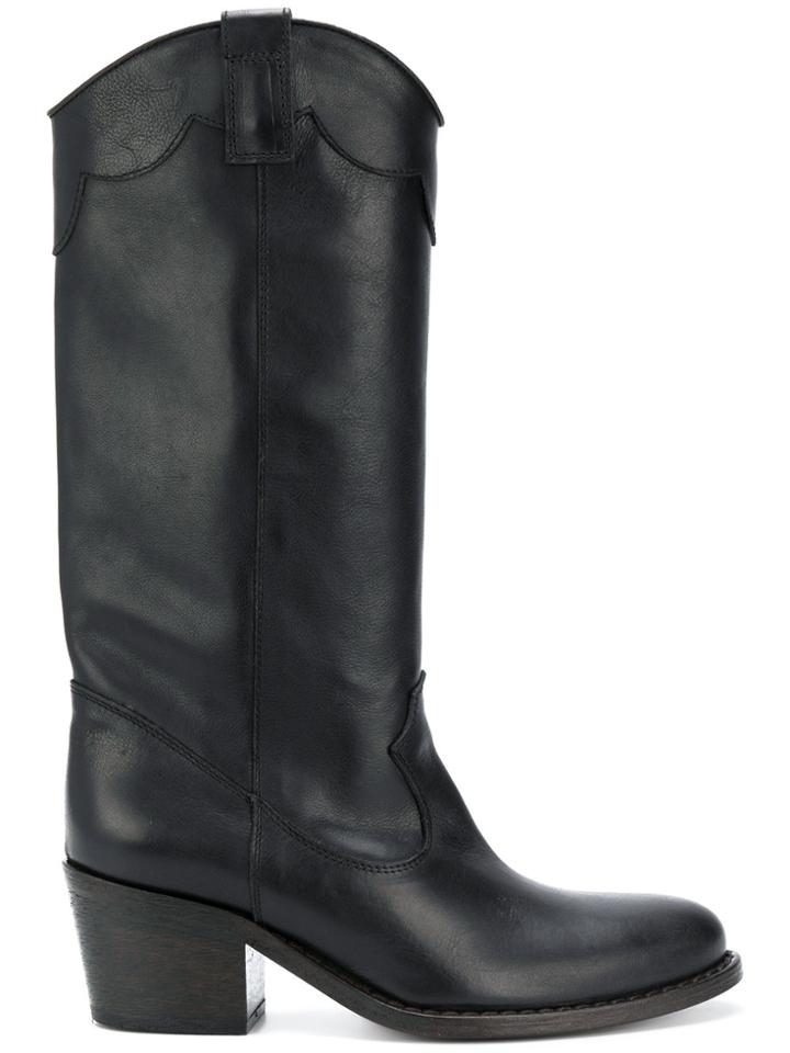 Via Roma 15 Mid-calf Length Boots - Black