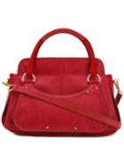 See By Chloé Miya Shoulder Bag, Women's, Red, Cotton/leather