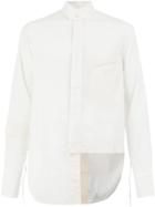 Ziggy Chen Asymmetric Hem Shirt - White
