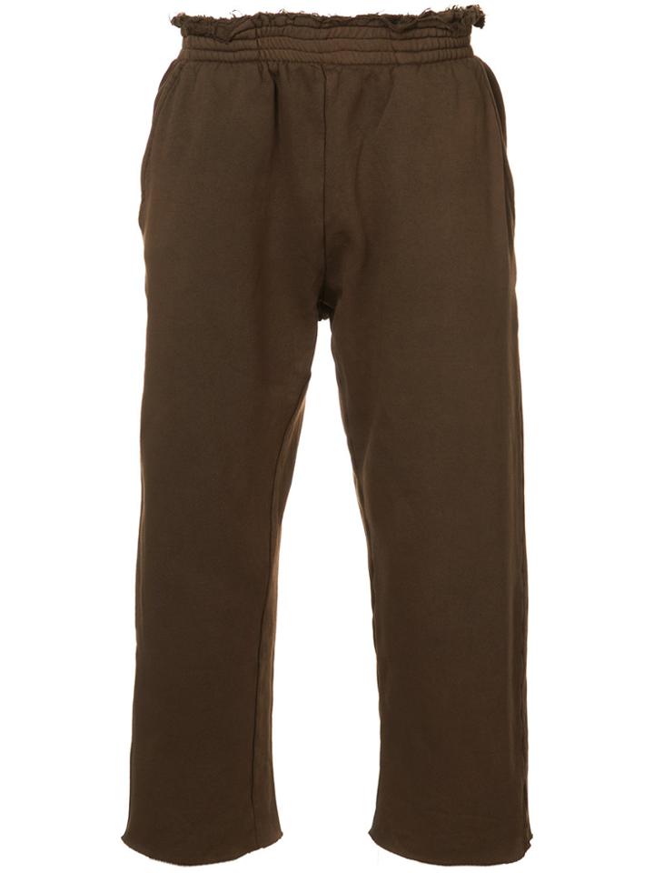 Camiel Fortgens Cropped Trousers - Brown