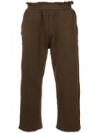 Camiel Fortgens Cropped Trousers - Brown