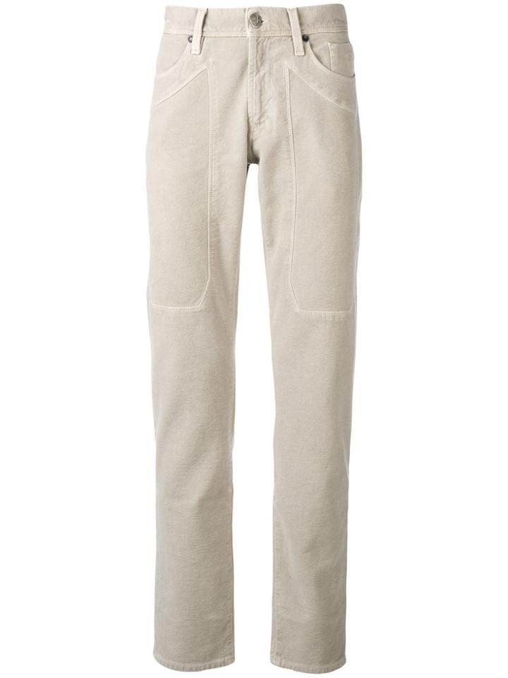 Jeckerson Straight Leg Trousers - Neutrals
