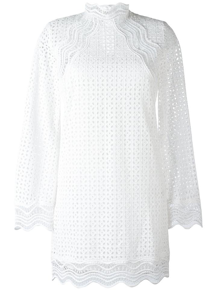 Iro Cut-out Detail Dress, Women's, Size: 38, White, Cotton/viscose