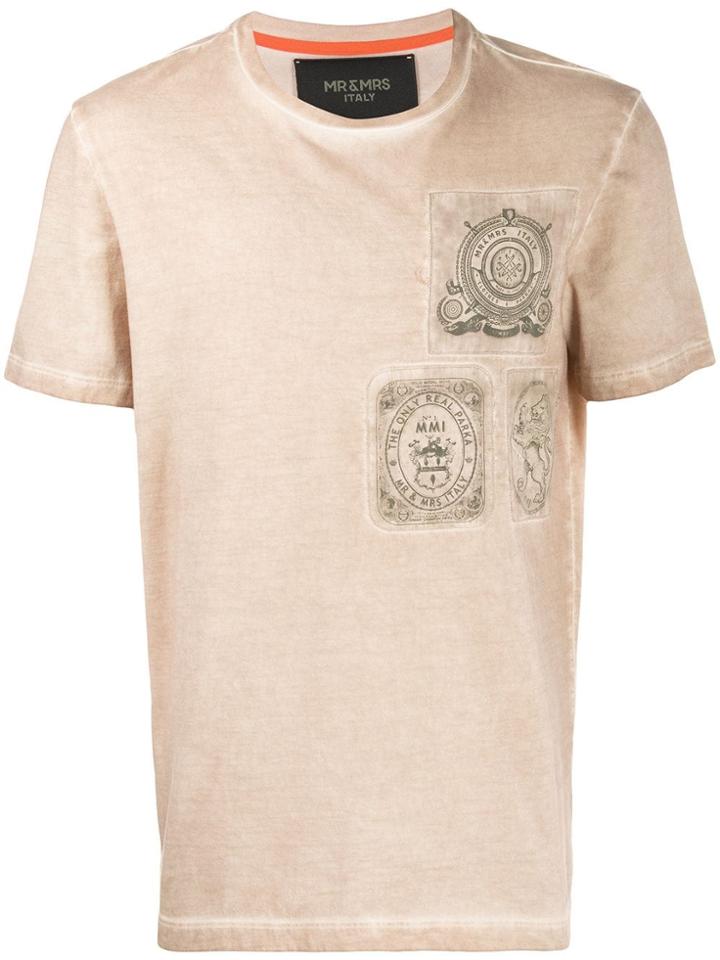 Mr & Mrs Italy Printed T-shirt - Neutrals